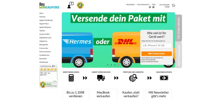 01 Wirkaufens gebrauchte Elektronik