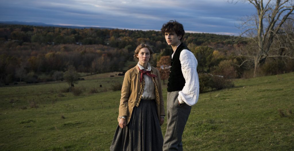 Saoirse Ronan and Timothée Chalamet in Greta Gerwig' LITTLE WOMEN