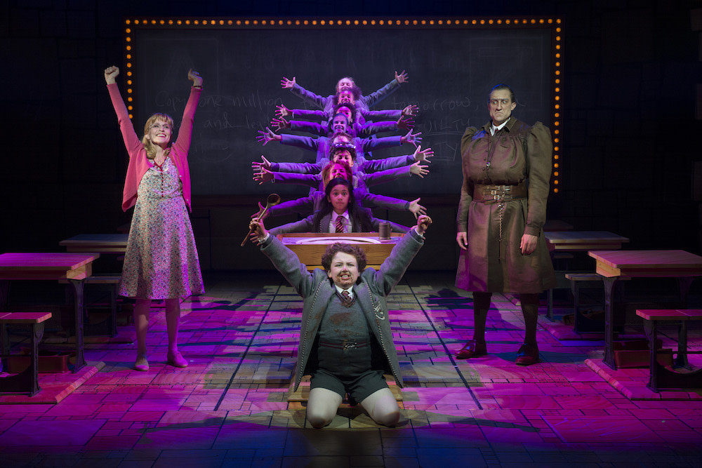 Matilda The Musical National Tour Bruce Jennifer Blood Miss Honey Evan Gray Bruce Bryce Ryness Miss Trunchbull Gabby Gutierrez Matilda credit Joan Marcus eowmaj Matilda The Musical National Tour Bruce Jennifer Blood Miss Honey Evan Gray Bruce Bryce Ryness Miss Trunchbull Gabby Gutierrez Matilda credit Joan Marcus eowmaj