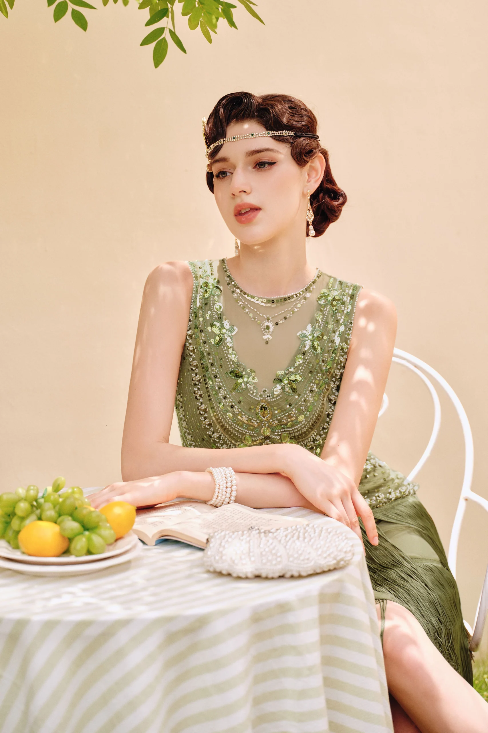 Vintage-Allure-Fringe-Flapper-Dress-Green-7