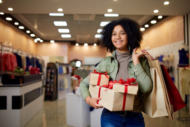 bigstock-African-American-Girl-Shopping-269539342