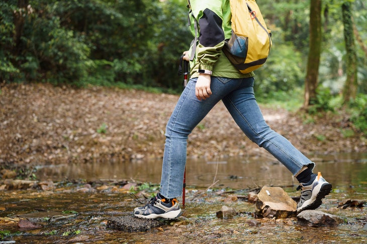 hiking-in-jeans