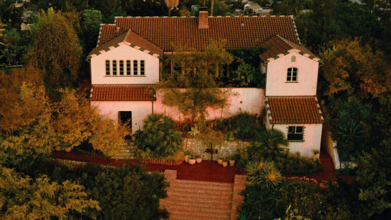 Perched high above Los Angeles, nestled amidst a lush orchard and sprawling gardens, lies Flamingo Estate — a refuge of radical pleasure and timeless beauty. With its sun-soaked terraces, intoxicating fragrances, and dedication to ancient practices, Flamingo Estate is more than a home; it’s a philosophy. It embodies a harmonious connection between people and plants, body and spirit, and the earth and its bounty.
