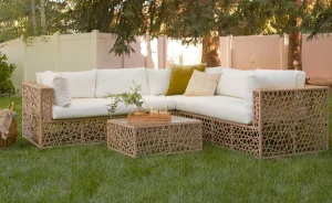 rattan sectional grande